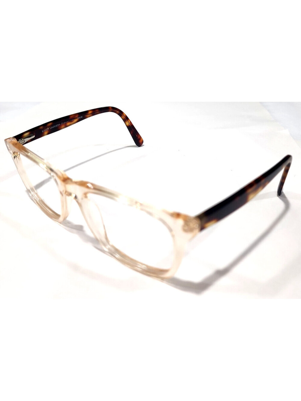 Randy Jackson S936 Signature Clear Square Tortoise Eyeglasses 54-18-145
